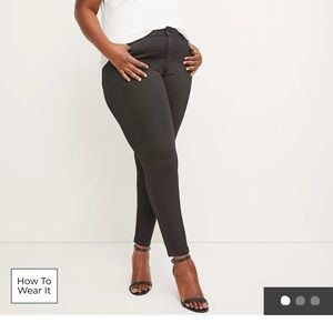 Black Lane Bryant Ankle Jean